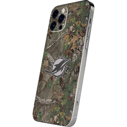 NFL Miami Dolphins Realtree Xtra Green Camo iPhone 12 Pro Skin